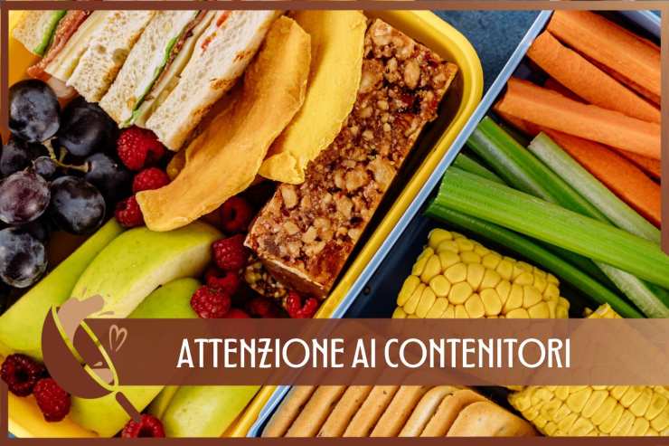 Contenitori alimenti pericolo salute