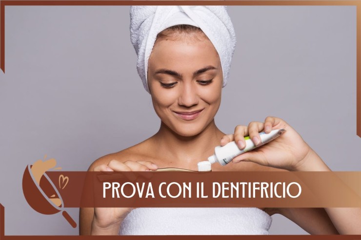 Dentifricio trucco fughe