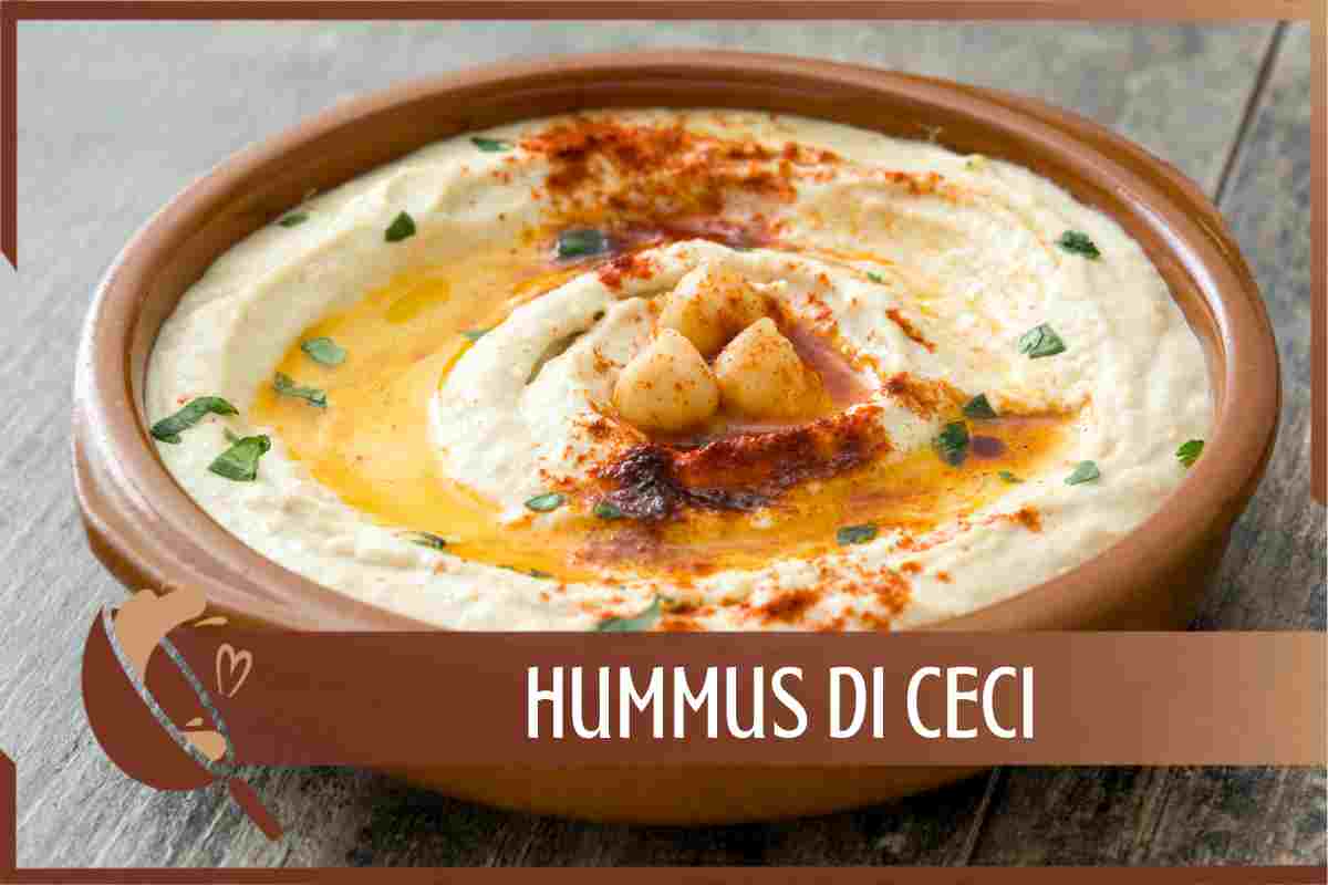 Hummus di ceci con ingrediente segreto