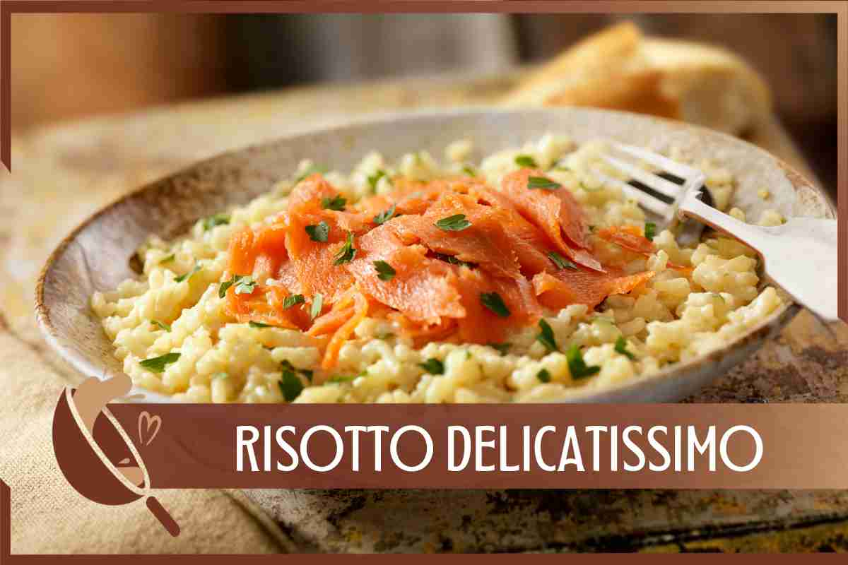 Risotto salmone e burrata