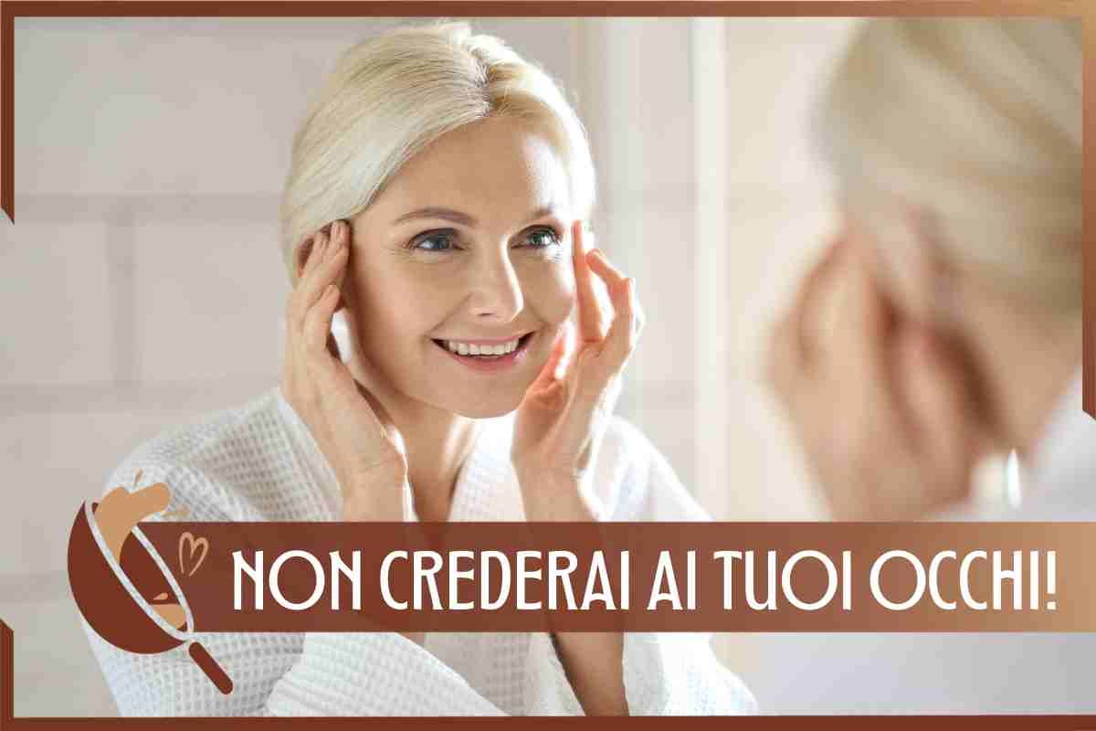 Maschera viso al bicarbonato