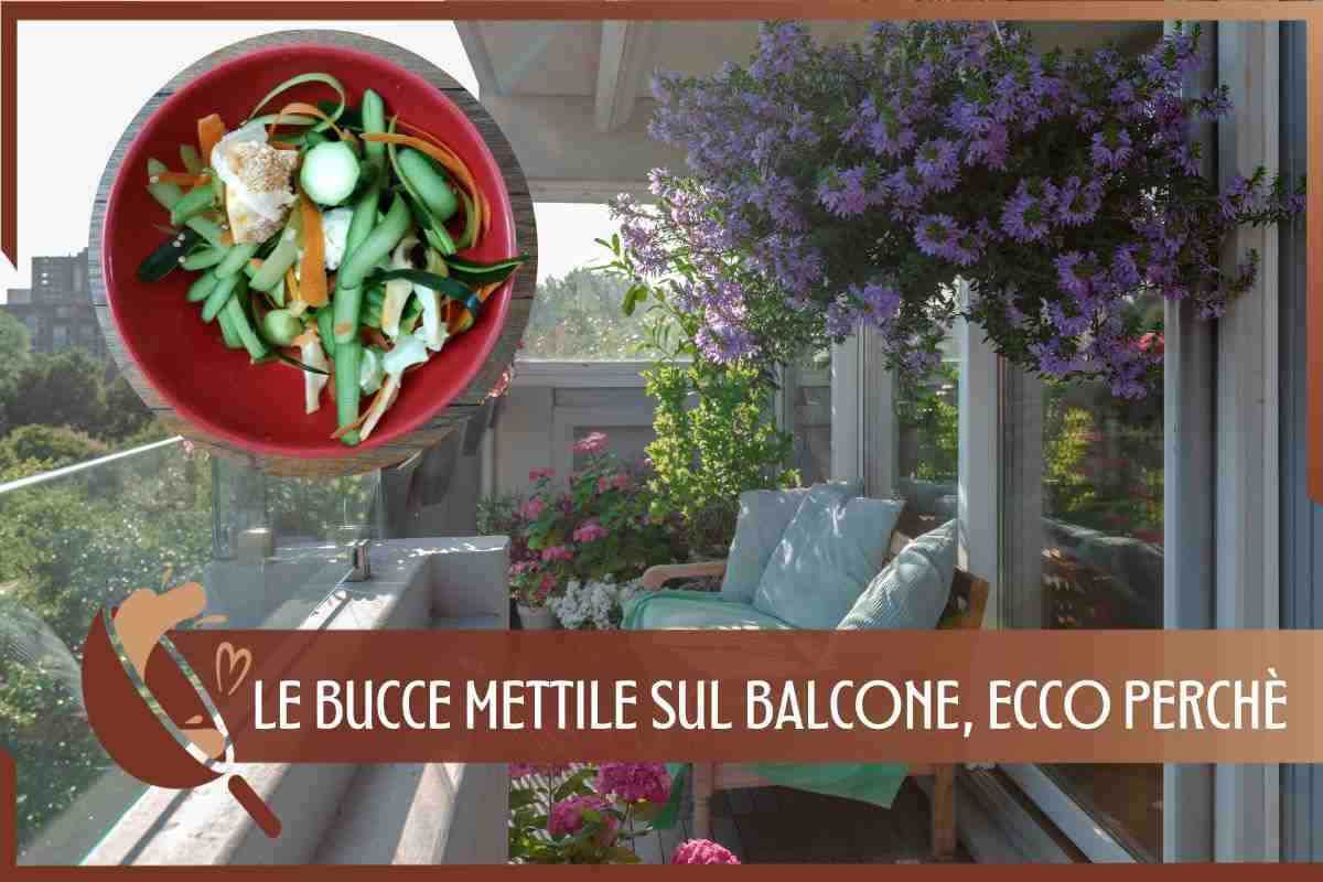 Trucco bucce balcone