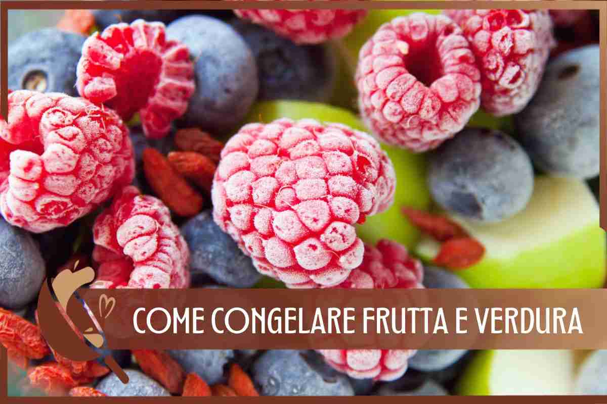 Trucco per congelare frutta