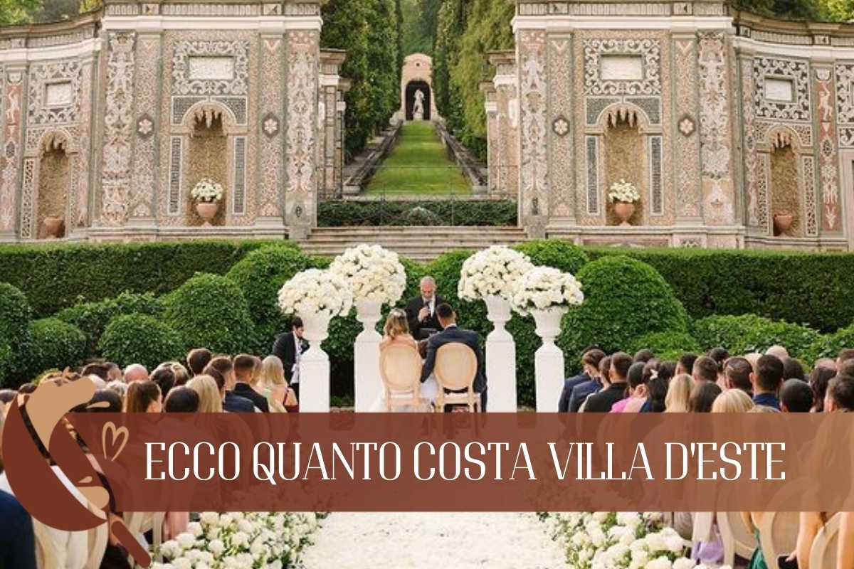 L'attaccante dell'Inter ha festeggiato le sue nozze a Villa D'Este