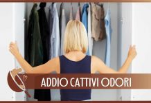 bicarbonato per eliminare l'odore di muffa dall'armadio