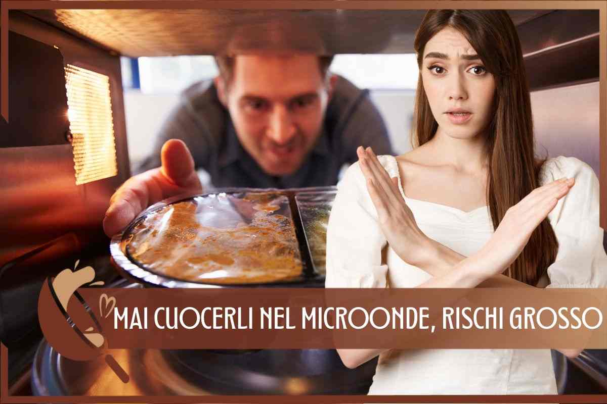 cibi non cuocere in microonde