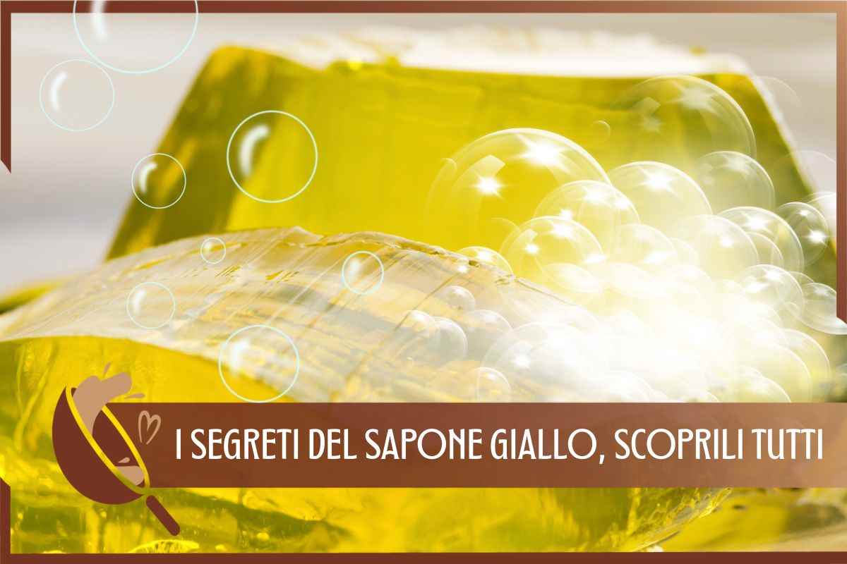 come usare il sapone giallo