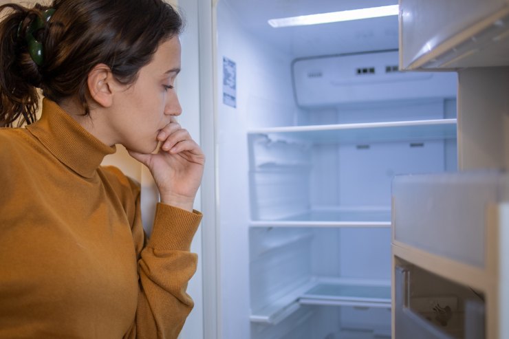 il buco di scarico del frigorifero