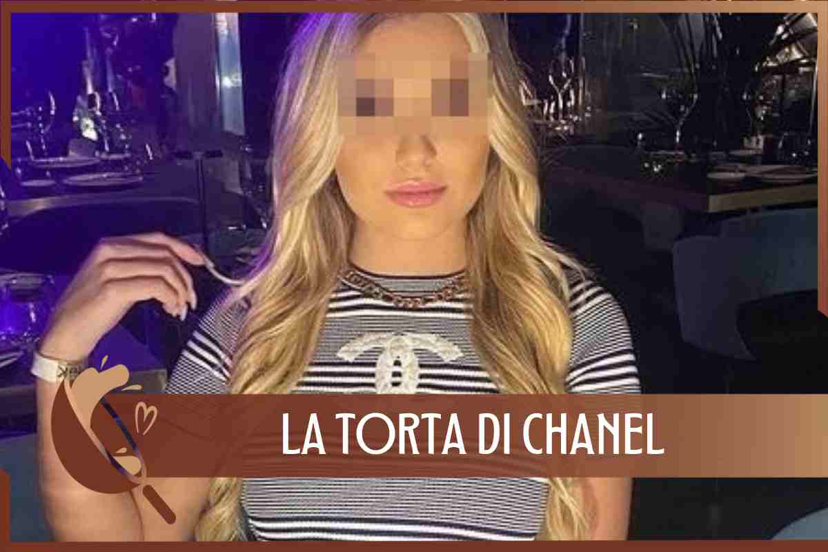 la torta di Chanel Totti