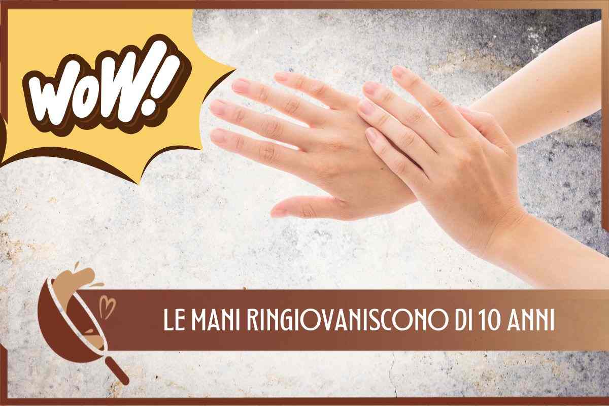 trucco ringiovanire mani