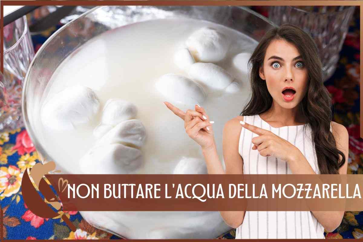 usi acqua mozzarella