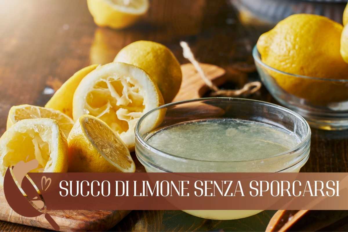 Non vuoi sporcarti e non vuoi semi? Usa questo trucco per il limone