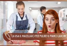 Tecnica macellaio piano lavoro