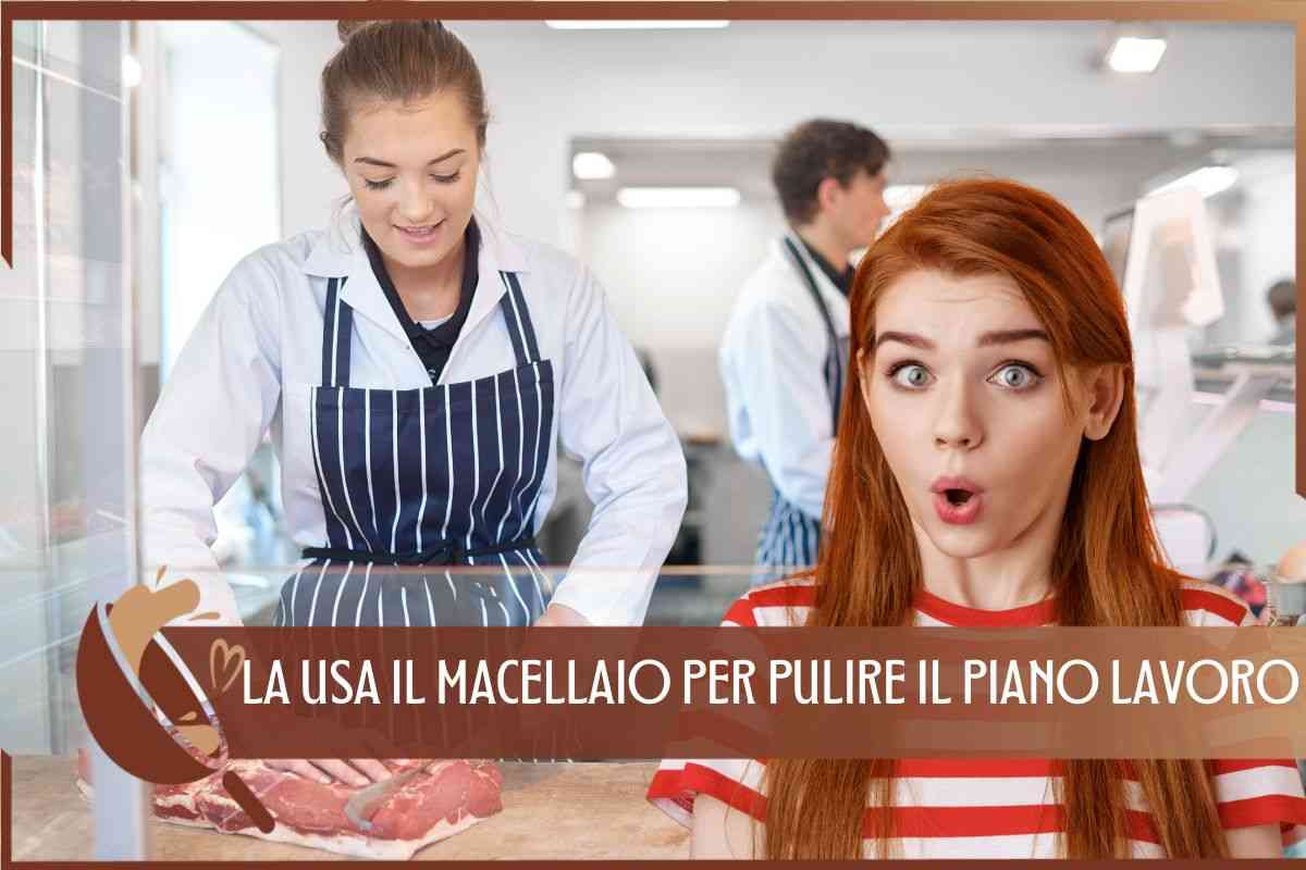 Tecnica macellaio piano lavoro