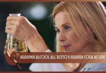 Trucco alcool aceto pulizie
