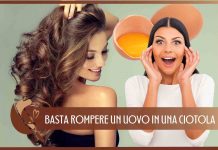 Trucco uovo capelli