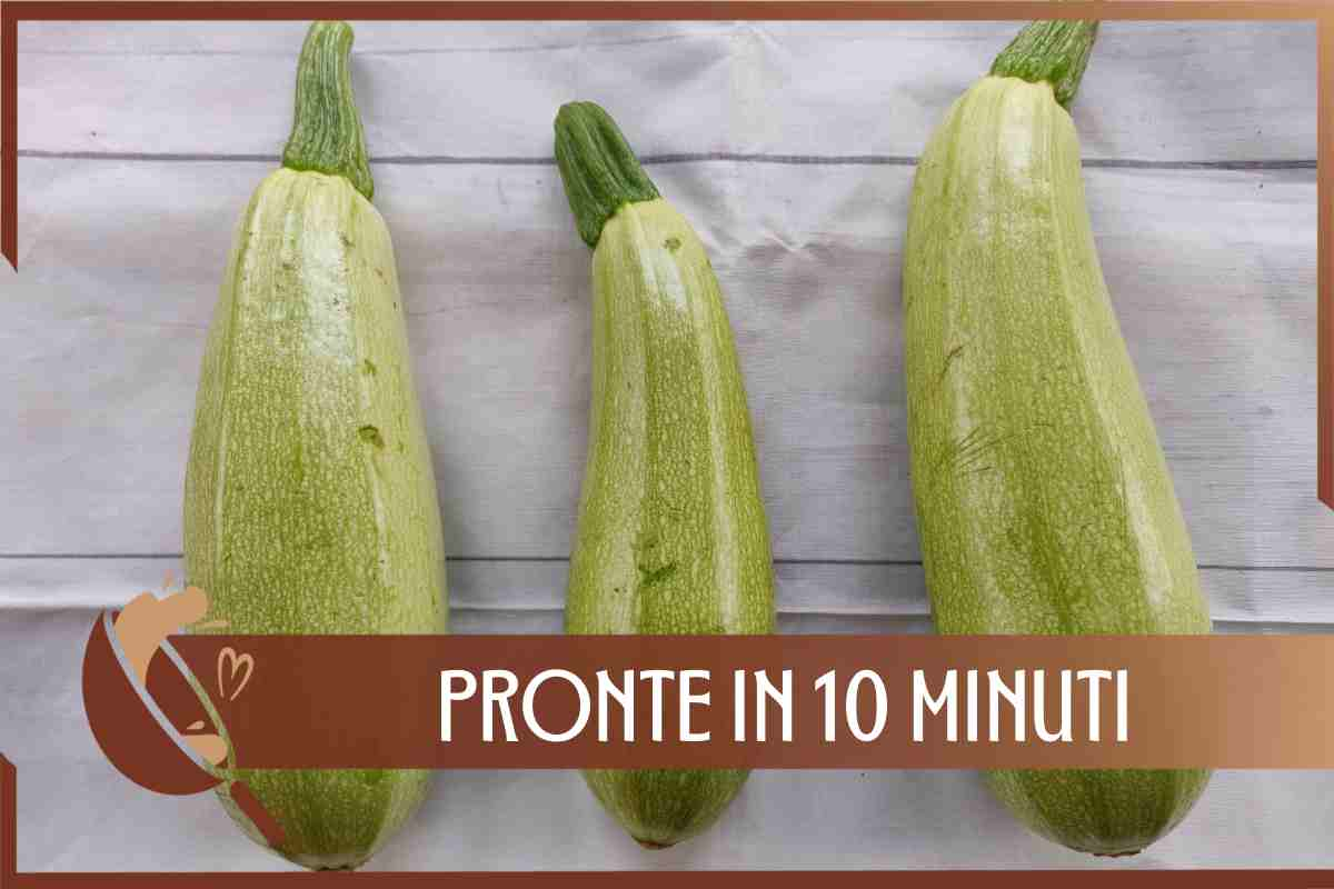 Piatto economico con le zucchine