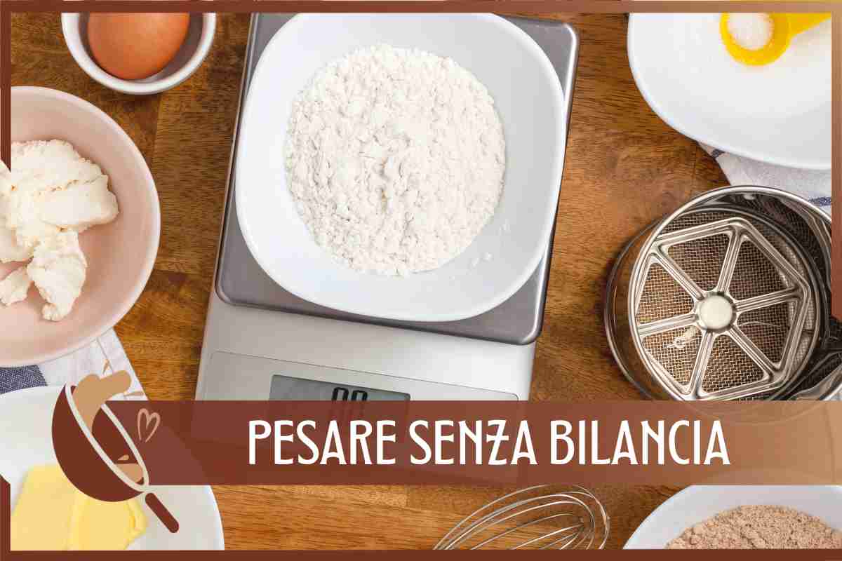 pesare ingredienti senza bilancia