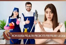 un solo prodotto per pulire la casa